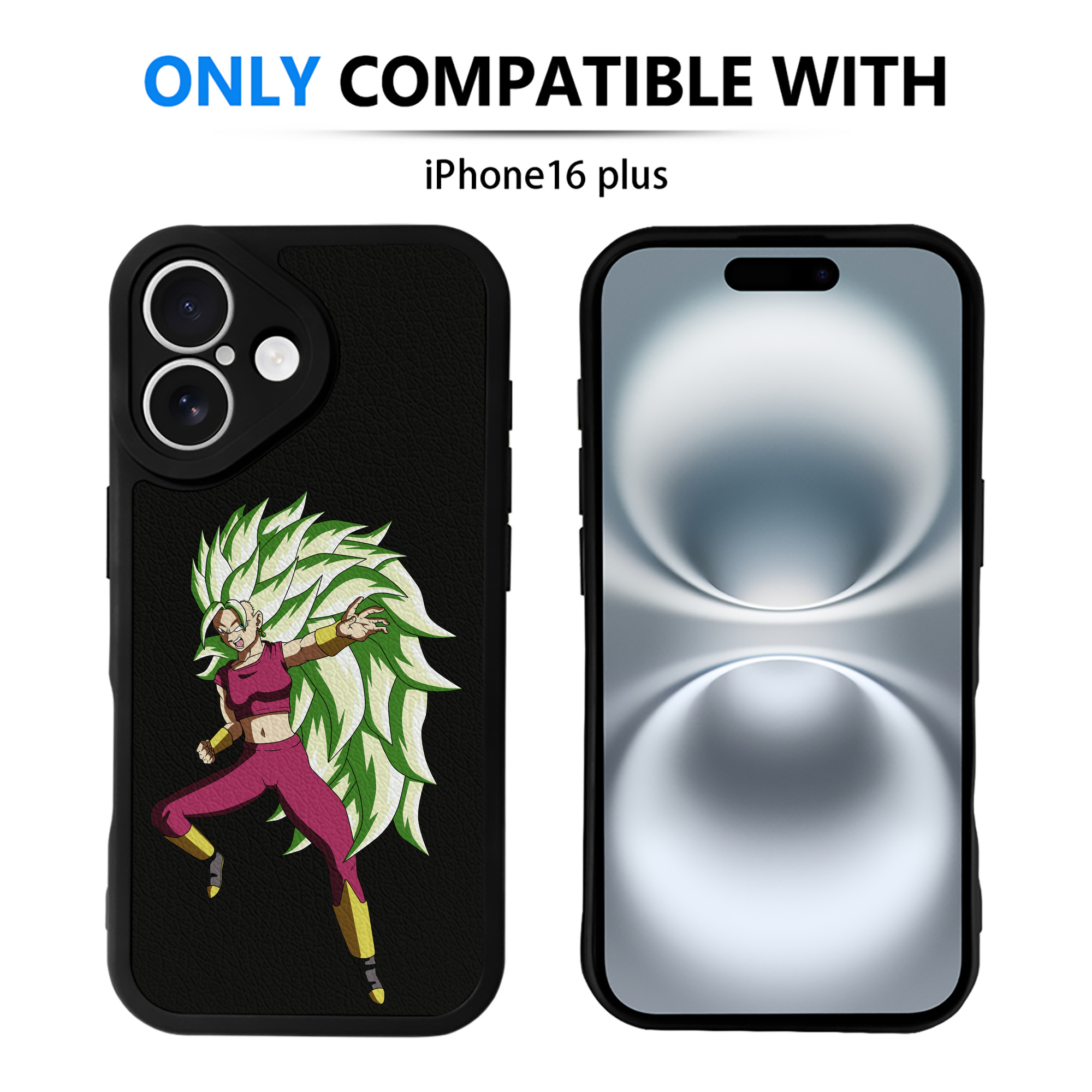 （画像用） ドラゴンボール DRAGON BALL 【iPhone 16シリーズ対応】シリコンスマホケース（レザー調） 材質：シリコン